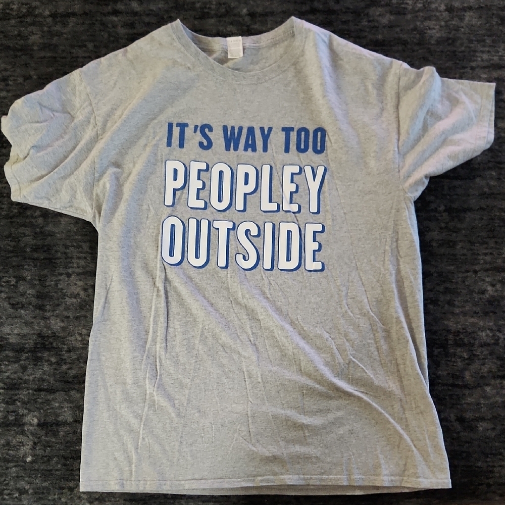 Gray Graphic Short Sleeve Tee